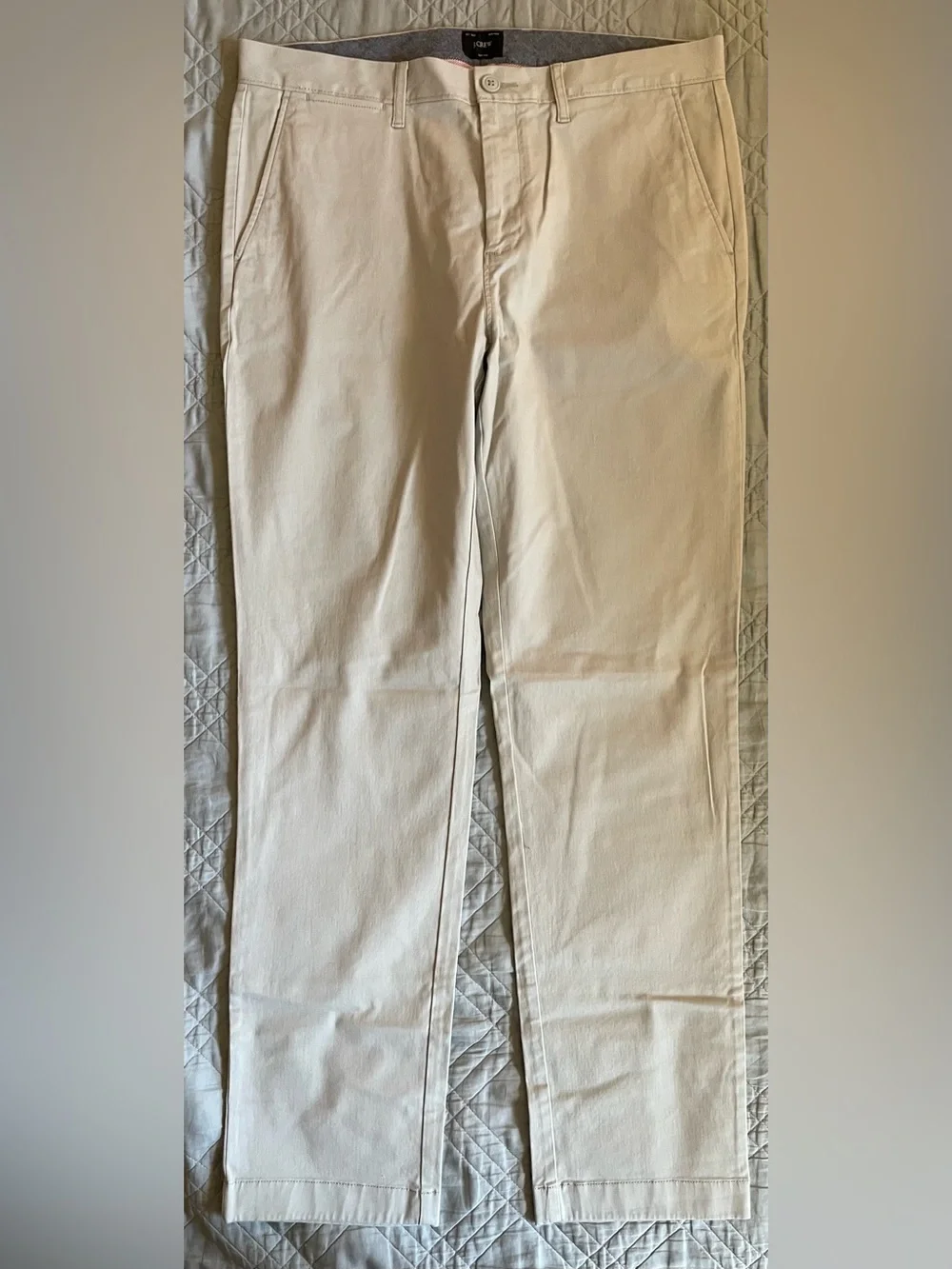 J. Crew 770 Straight-fit stretch chino pant in Jet Gray Size 33 NWT $98 AR886